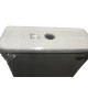 Унитаз компакт CeramaLux 1218A с бачком и сиденьем Микролифт, белый, антивсплеск, 36x62 см