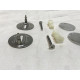 Унитаз компакт CeramaLux 1218A с бачком и сиденьем Микролифт, белый, антивсплеск, 36x62 см