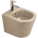 Биде CeramaLux 5330MC подвесное Капучино цвет бежевый, овальное, 36x48 см