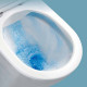 Унитаз CeramaLux 2197 подвесной Белый с сиденьем Микролифт, белый, овальный, 37x49 см