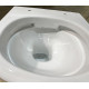 Унитаз CeramaLux 2617Е подвесной с сиденьем Микролифт, белый, овальный, 34x49 см