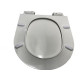 Унитаз CeramaLux 2617Е подвесной с сиденьем Микролифт, белый, овальный, 34x49 см