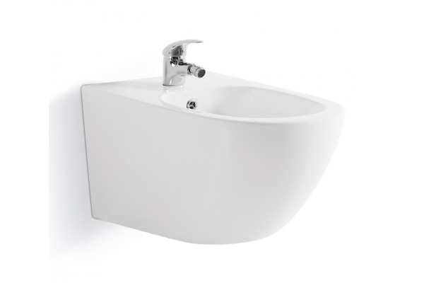 Биде CeramaLux NS-5376 36 x 52 x 29 см подвесное, белый, овальное, 36x52 см