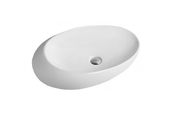 Раковина CeramaLux 69 7807 Белая овальная, цвет белый
