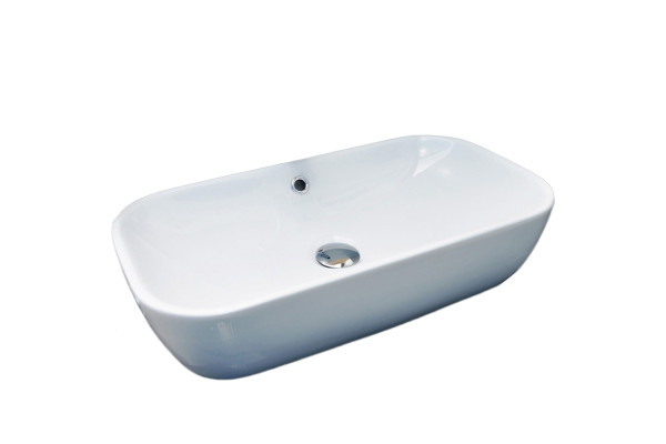 Раковина-чаша CeramaLux 61 9217 Белая прямоугольная, цвет белый