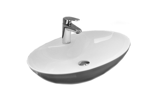 Раковина-чаша CeramaLux 65 9438 Белая овальная, цвет белый