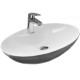 Раковина-чаша CeramaLux 65 9438 Белая овальная, цвет белый