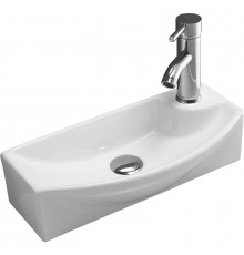 Раковина-чаша CeramaLux 46 7946L Белая прямоугольная, цвет белый