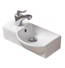 Раковина CeramaLux 40 7947AR Белая прямоугольная, цвет белый