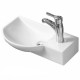 Раковина CeramaLux 45 7947BL Белая прямоугольная, цвет белый