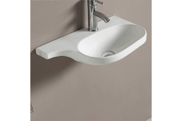 Раковина CeramaLux 50 78365 Белая прямоугольная, цвет белый
