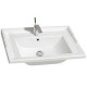 Раковина CeramaLux 60 NYJ840-60 Белая прямоугольная, цвет белый
