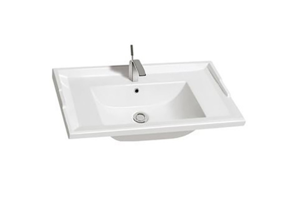 Раковина CeramaLux 70 NYJ840-70 Белая прямоугольная, цвет белый