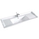 Раковина CeramaLux 100 NYJ840-100 Белая прямоугольная, цвет белый