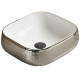 Раковина CeramaLux 45 78321 Серебро прямоугольная, цвет серебро