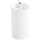 Раковина CeramaLux 48 P7030L Белая круглая, цвет белый