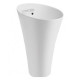 Раковина CeramaLux 45 WK8100-1 Белая овальная, цвет белый