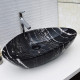 Раковина-чаша CeramaLux 59 206 Черная угловая,  в современном стиле