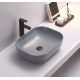 Раковина-чаша CeramaLux 50 78104MHL-4 Голубая прямоугольная, цвет голубой