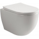 Унитаз подвесной Ceramica Nova Mia Rimless CN1805 белый, овальный, 36x52 см