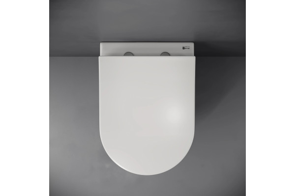 Унитаз подвесной Ceramica Nova Mia Rimless CN1805 белый, овальный, 36x52 см