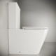 Унитаз-компакт Ceramica Nova Cubic CN1803 с сиденьем-крышкой, белый, прямоугольный, 36x64 см