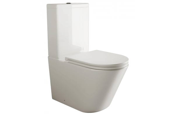 Унитаз напольный Ceramica Nova Trend 110010-B белый, овальный, 36x66 см