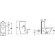Унитаз напольный Ceramica Nova Trend 110010-B белый, овальный, 36x66 см