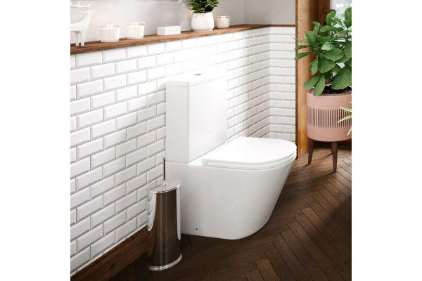 Унитаз напольный Ceramica Nova Trend 110010-B белый, овальный, 36x66 см