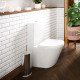 Унитаз напольный Ceramica Nova Trend 110010-B белый, овальный, 36x66 см
