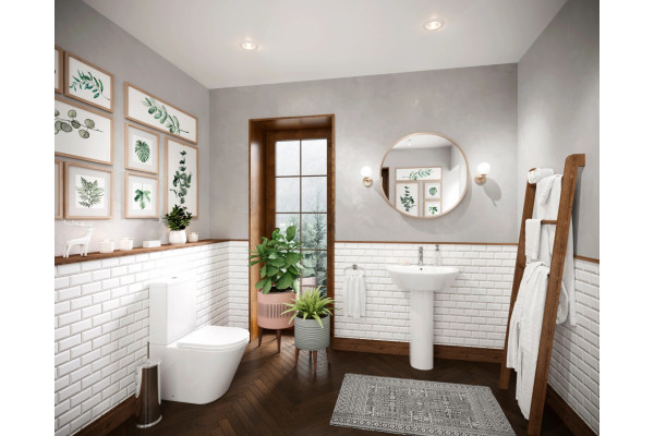 Унитаз напольный Ceramica Nova Trend 110010-B белый, овальный, 36x66 см