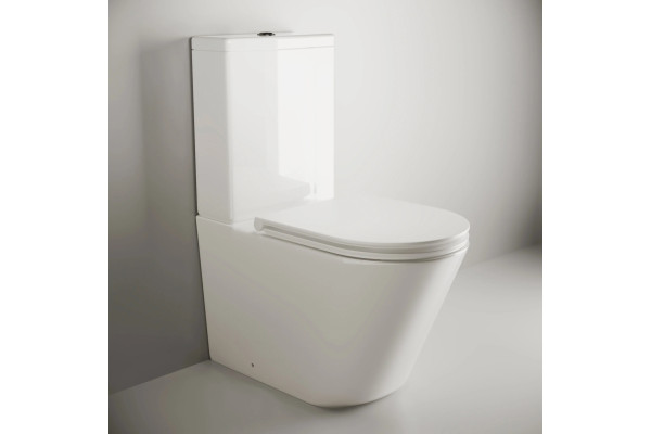 Унитаз напольный Ceramica Nova Trend 110010-B белый, овальный, 36x66 см