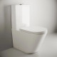Унитаз напольный Ceramica Nova Trend 110010-B белый, овальный, 36x66 см