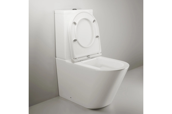 Унитаз напольный Ceramica Nova Trend 110010-B белый, овальный, 36x66 см