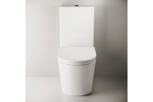 Унитаз напольный Ceramica Nova Trend 110010-B белый, овальный, 36x66 см