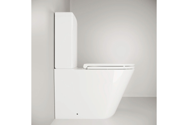 Унитаз напольный Ceramica Nova Trend 110010-B белый, овальный, 36x66 см