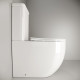 Унитаз-компакт Ceramica Nova Mia Rimless CN1801 белый, овальный, 36x62 см