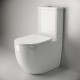Унитаз-компакт Ceramica Nova Mia Rimless CN1801 белый, овальный, 36x62 см