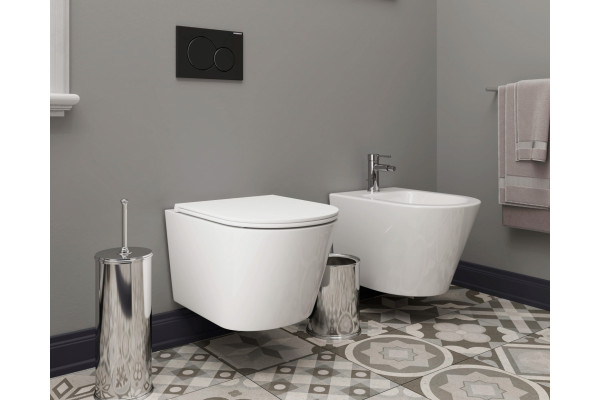 Биде подвесное Ceramica Nova Trend 113010 цвет белый, овальное, 36x52 см