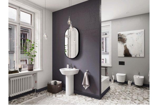 Биде подвесное Ceramica Nova Trend 113010 цвет белый, овальное, 36x52 см