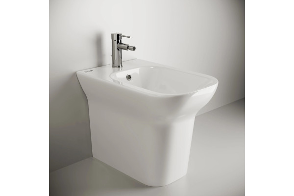 Биде напольное Ceramica Nova Enjoy CN1103E цвет белый, овальное, 36x42 см