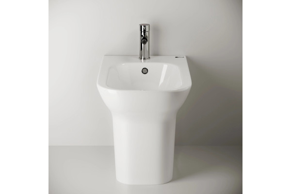Биде напольное Ceramica Nova Enjoy CN1103E цвет белый, овальное, 36x42 см