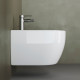 Биде подвесное Ceramica Nova Play CN3002 цвет белый, овальное, 37x49 см