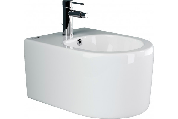 Биде подвесное Ceramica Nova Moments CN3004 цвет белый, овальное, 37x49 см
