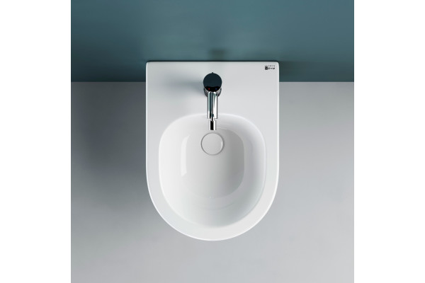 Биде подвесное Ceramica Nova Moments CN3004 цвет белый, овальное, 37x49 см