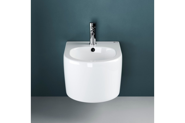 Биде подвесное Ceramica Nova Moments CN3004 цвет белый, овальное, 37x49 см