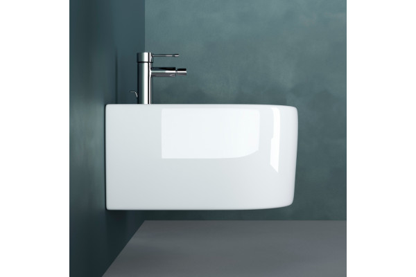 Биде подвесное Ceramica Nova Moments CN3004 цвет белый, овальное, 37x49 см