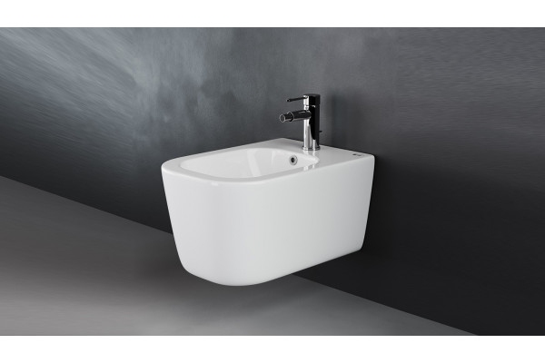 Биде подвесное Ceramica Nova New Day CN3006 цвет белый, прямоугольное, 35x51 см