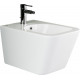 Биде подвесное Ceramica Nova Metric CN3008 цвет белый, прямоугольное, 34.5x51 см