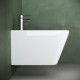 Биде подвесное Ceramica Nova Metric CN3008 цвет белый, прямоугольное, 34.5x51 см